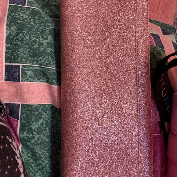 kate spade Handbags - Kate Spade Pink Glitter Wallet